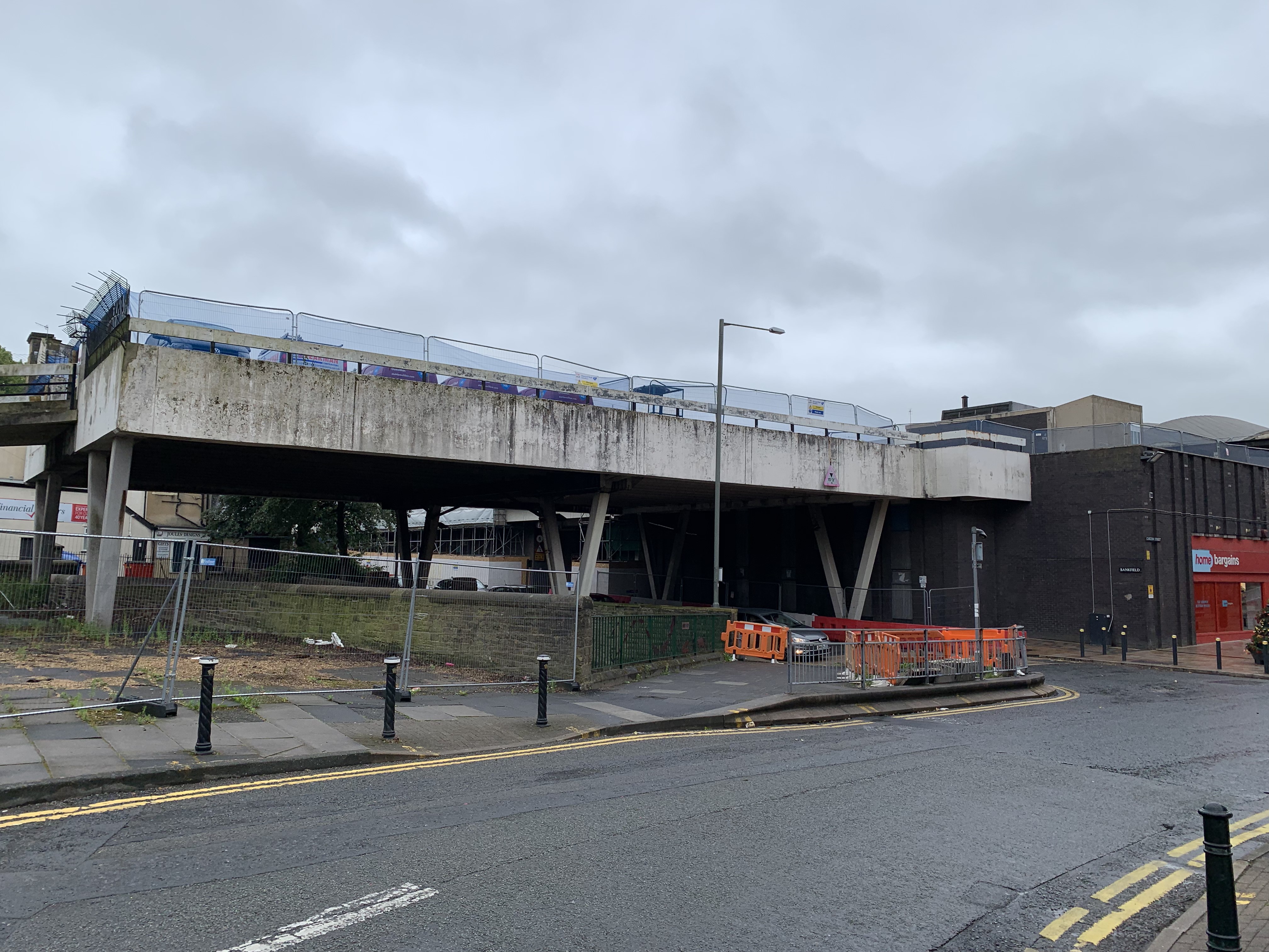 Market Bridge, Bankfield / Curzon Street, Burnley just before demolition - 2019
